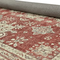 Ploché tkaný koberec - Zuleina (červený)