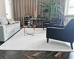 Vlněný koberec - Hamilton (bílá)