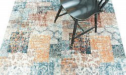 Wiltonský koberec - Carthage (modrá/vícebarevná)