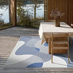 Koberec Indoor/Outdoor - utomhusmatta - Somerville (modrý)