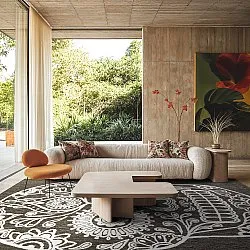 Koberec Indoor/Outdoor - Raylan (černá)