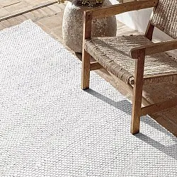 Koberec Indoor/Outdoor - Orta Wool Look (světle šedá)