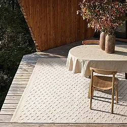Koberec Indoor/Outdoor - Todi Wool Look (krém)