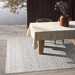 Koberec Indoor/Outdoor - Todi Wool Look (šedá/béžová)