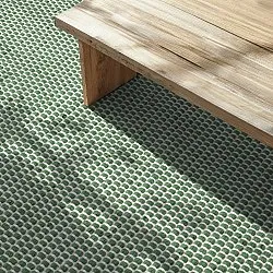 Koberec Indoor/Outdoor - Coastal Wool Look (zelená/bílá)