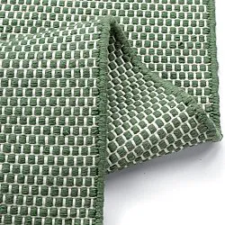 Koberec Indoor/Outdoor - Coastal Wool Look (zelená/bílá)