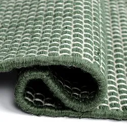 Koberec Indoor/Outdoor - Coastal Wool Look (zelená/bílá)