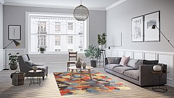Wiltonský koberec - Aybuke (vícebarevná)