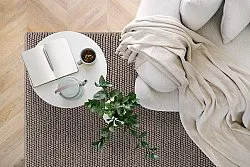 Vlněný koberec - Avafors Wool Bubble (hnědá)