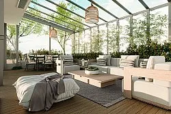 Koberec Indoor/Outdoor - Bennett (černá)