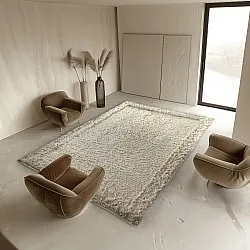 Shaggy koberce - Bonnie Natural Cotton Shaggy (přírodní)