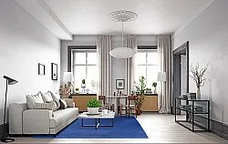 Vlněný koberec - Hamilton (Classic Blue)