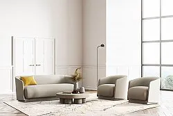 Wiltonský koberec - Alden (offwhite/zlatá)