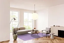 Vlněný koberec - Hamilton (fialová)