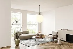 Shaggy Indoor/Outdoor - Hampton (šedá)
