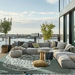 Koberec Indoor/Outdoor - Raylan (zelená)