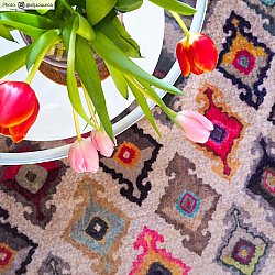 Wiltonský koberec - Isparta (vícebarevná)