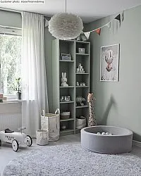 Kulaté koberce - Cosy (stříbrná)
