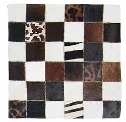 Polštář z kravské kůže (povlak na polštář) 45 x 45 cm