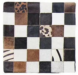 Polštář z kravské kůže (povlak na polštář) 45 x 45 cm