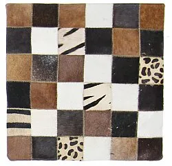 Polštář z kravské kůže (povlak na polštář) 45 x 45 cm