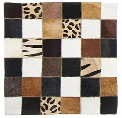 Polštář z kravské kůže (povlak na polštář) 45 x 45 cm