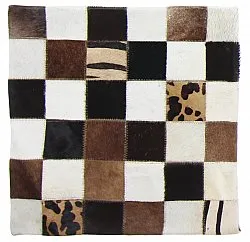 Polštář z kravské kůže (povlak na polštář) 45 x 45 cm