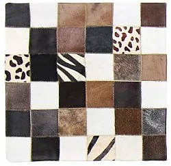 Polštář z kravské kůže (povlak na polštář) 45 x 45 cm