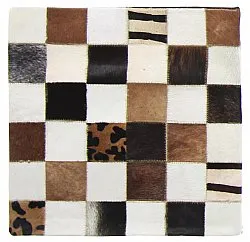 Polštář z kravské kůže (povlak na polštář) 45 x 45 cm