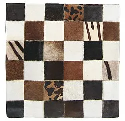 Polštář z kravské kůže (povlak na polštář) 45 x 45 cm
