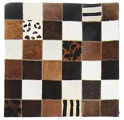 Polštář z kravské kůže (povlak na polštář) 45 x 45 cm