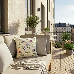 Povlak na polštář - Esbo Embroidered Cushion Cover (vícenásobná)