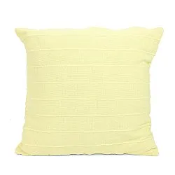Povlak na polštář - Nalani cotton cushion cover (světle žlutá)