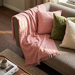 Povlak na polštář - Nalani cotton cushion cover (růžový)