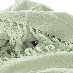 Deky - Nalani cotton throw (světle zelená)