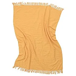 Deky - Nalani cotton throw (pomerančový)