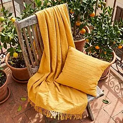Deky - Nalani cotton throw (pomerančový)