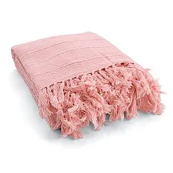 Deky - Nalani cotton throw (růžový)