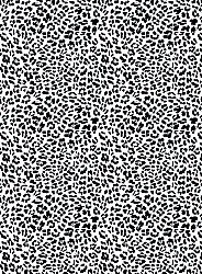 Wiltonský koberec - Leopard (černá/bílá)