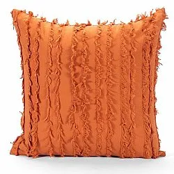 Povlak na polštář - Boho Linen 45 x 45 cm (Oranžová)