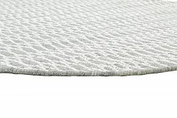 Kulatý koberec - Long Stitch (šedá)