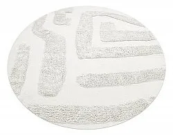 Kulatý koberec - Alexa Natural Cotton Shaggy (offwhite)