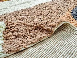 Kulatý koberec - Alpe Natural Cotton Shaggy (vícebarevná)