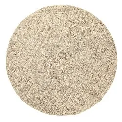 Kulatý koberec - Amberley Natural Cotton Shaggy (béžový)