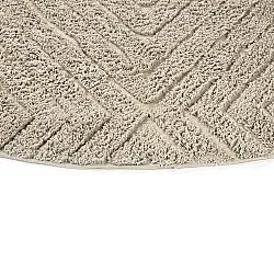 Kulatý koberec - Amberley Natural Cotton Shaggy (béžový)