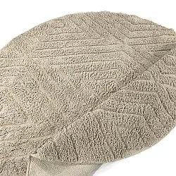 Kulatý koberec - Amberley Natural Cotton Shaggy (béžový)