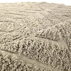 Kulatý koberec - Amberley Natural Cotton Shaggy (béžový)
