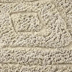 Kulatý koberec - Amberley Natural Cotton Shaggy (béžový)