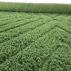Shaggy koberce - Amberley Natural Cotton Shaggy (zelený)