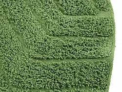 Kulatý koberec - Amberley Natural Cotton Shaggy (zelený)